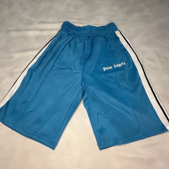 Palm Angels Other - NWT Palm Angels Blue Logo Shorts Size Large